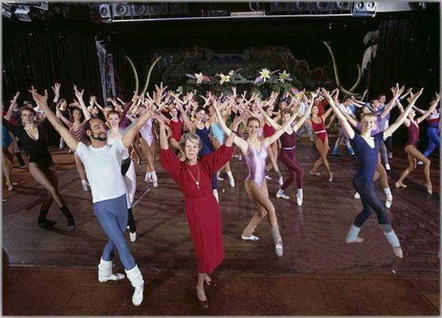Rehearsals with Miss Bluebell - Panache! - 1988